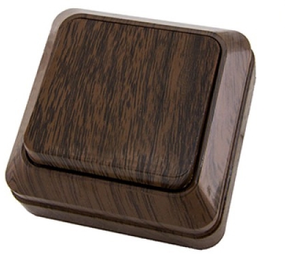 TDM ELECTRIC SQ1801-0027 Выключатель 1-кл. открытой установки IP20 10А, бук "Ладога" TDM